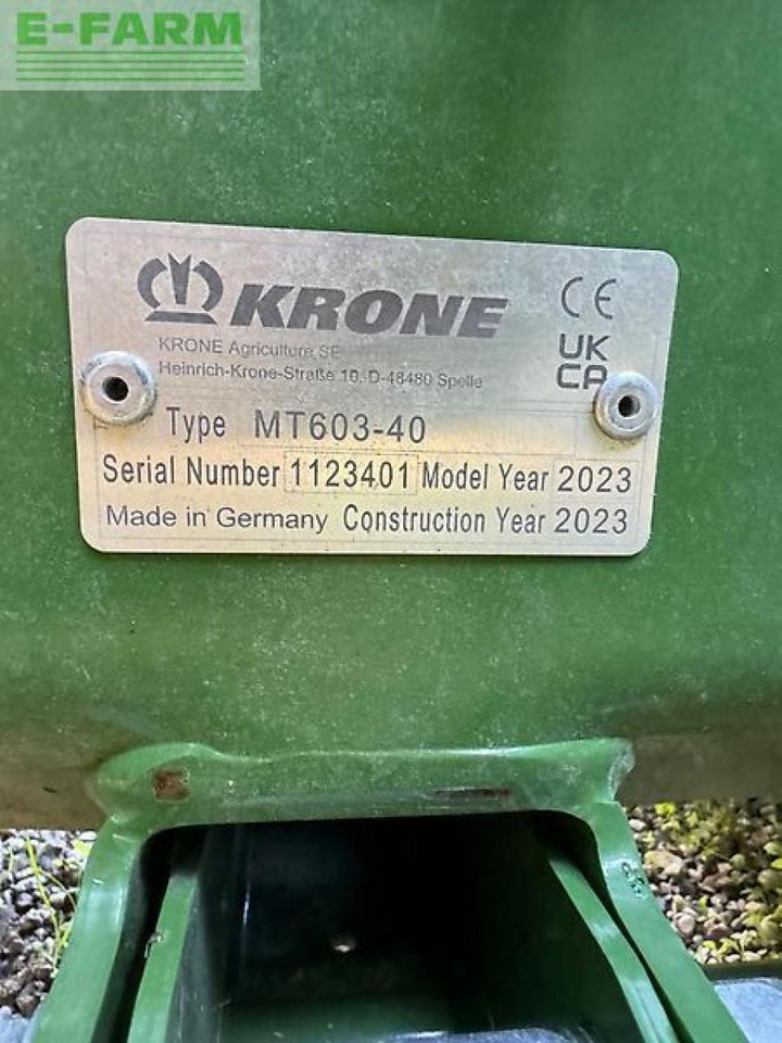 Krone easy cut f320m, mt603-40 - Gadanheira: foto 5 Krone easy cut f320m, mt603-40 - Gadanheira: foto 5