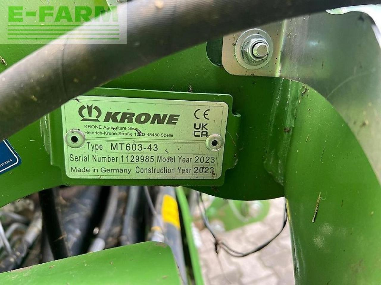 Krone ec b 1050 cv - Gadanheira: foto 5 Krone ec b 1050 cv - Gadanheira: foto 5