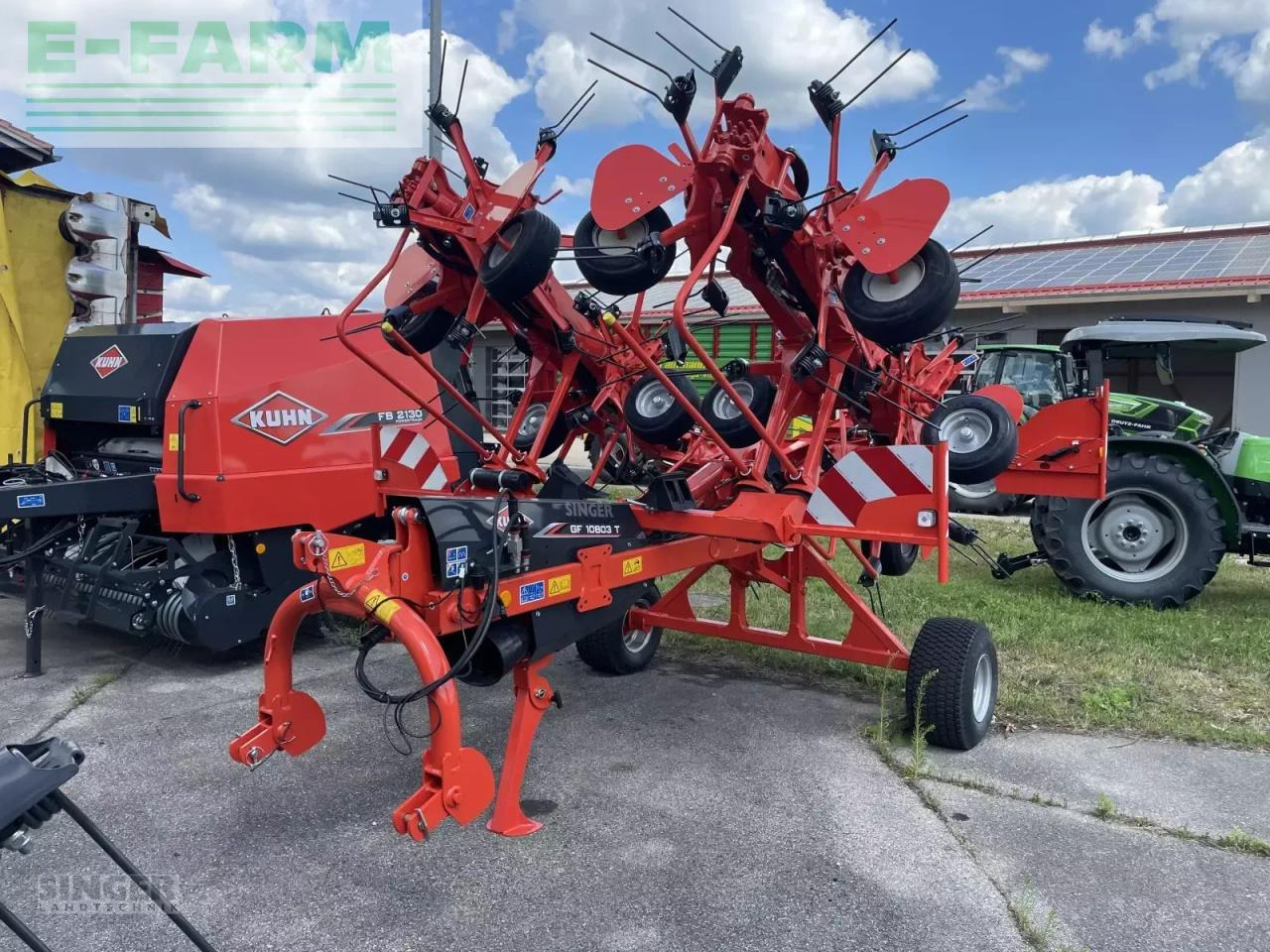 Kuhn gf 10803 t - Ancinho enleirador: foto 3 Kuhn gf 10803 t - Ancinho enleirador: foto 3