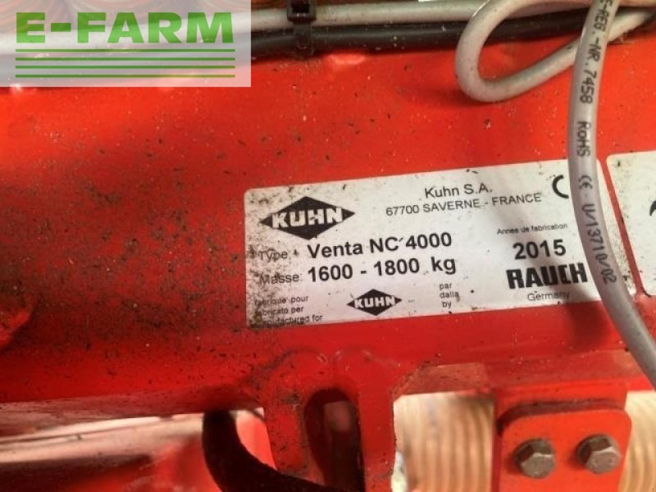 Semeadora combinada Kuhn venta nc 4000 & hr 4004: foto 6 Semeadora combinada Kuhn venta nc 4000 & hr 4004: foto 6