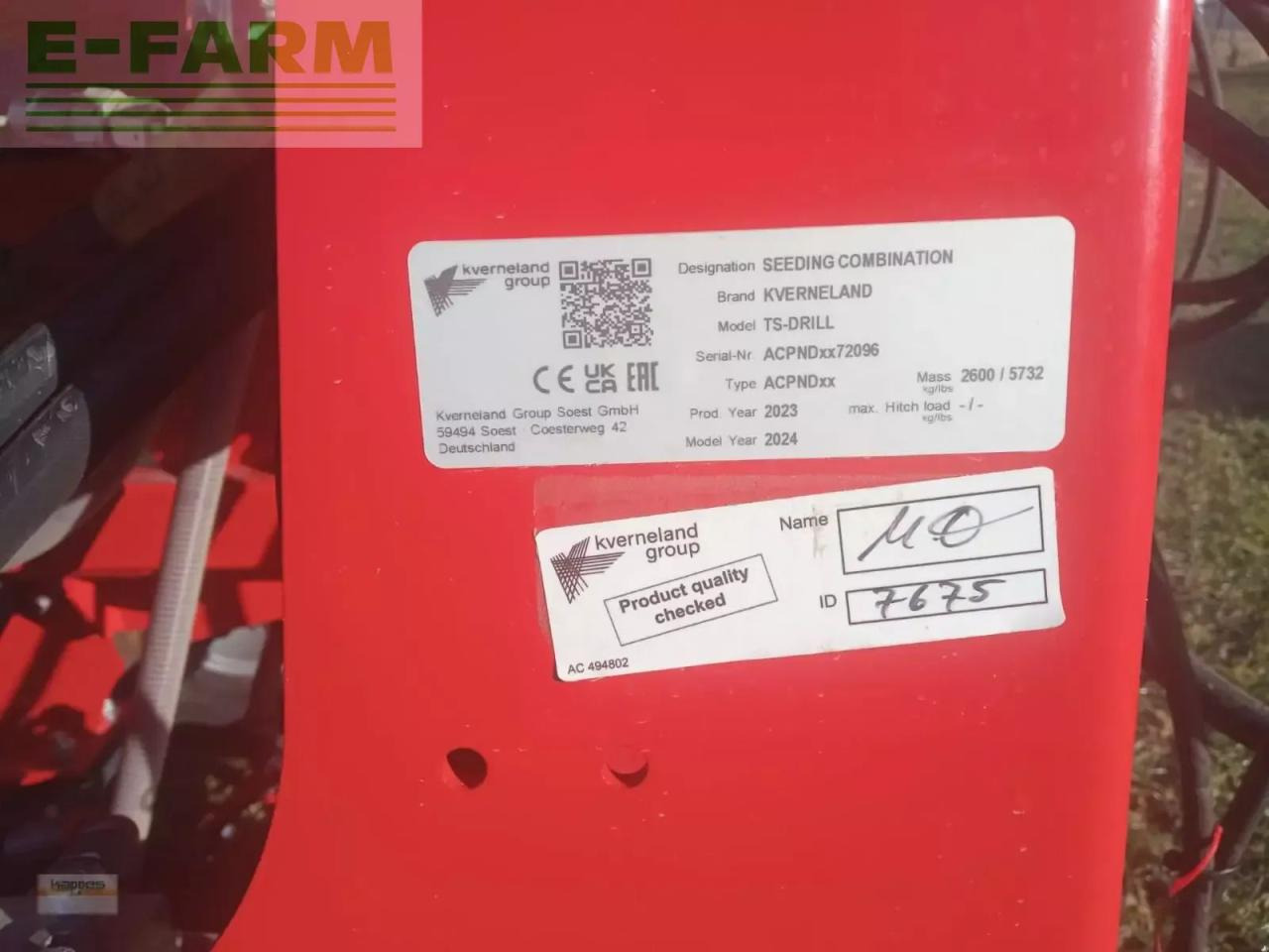 Kverneland tsdrill - Semeadeira: foto 5 Kverneland tsdrill - Semeadeira: foto 5