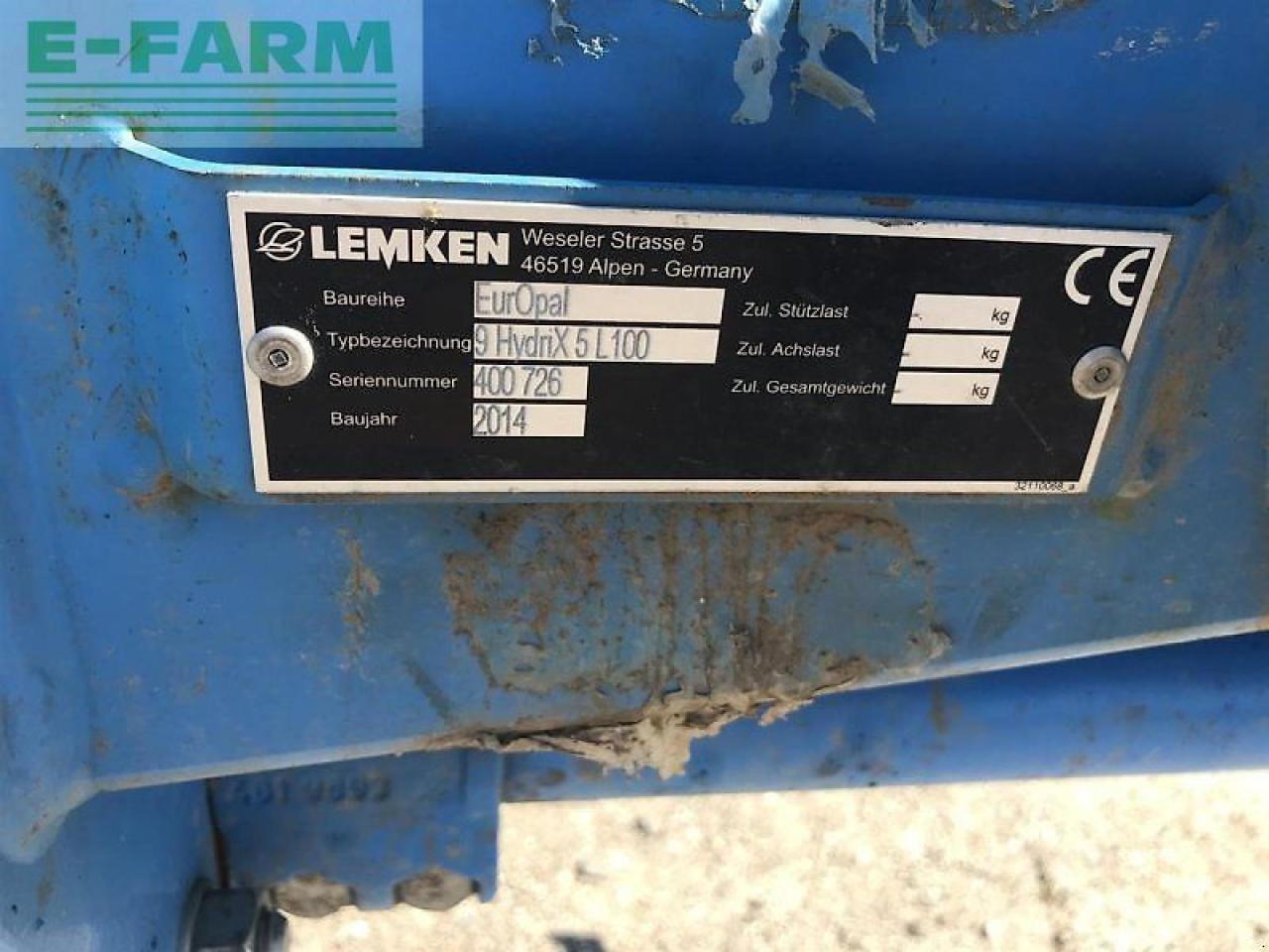 Lemken europal 9 hydrix - Arado: foto 5 Lemken europal 9 hydrix - Arado: foto 5