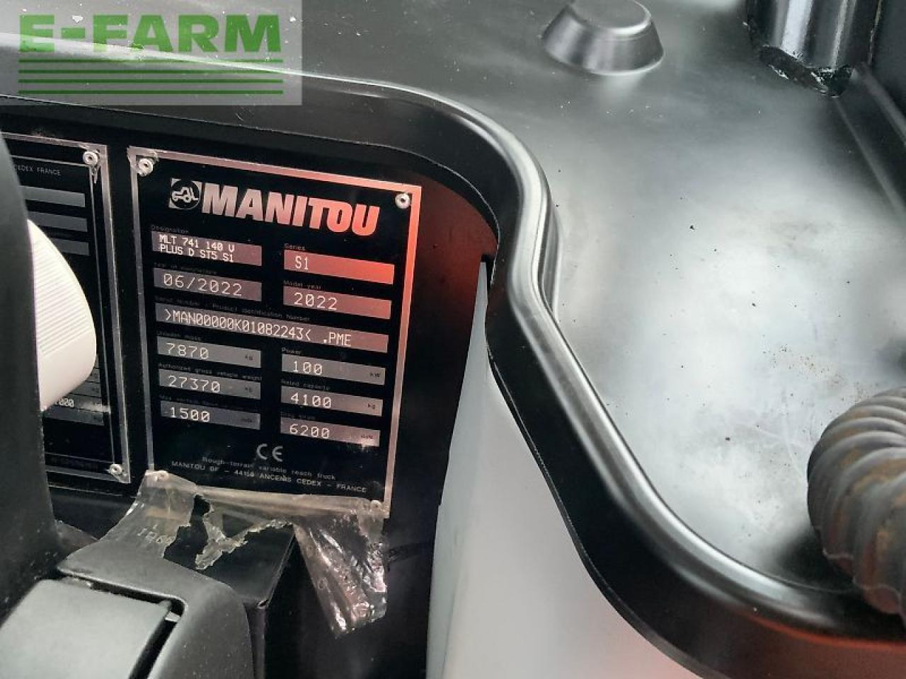Empilhador telescópico Manitou mlt 741-140 v+ elite telehandler (st24974): foto 18