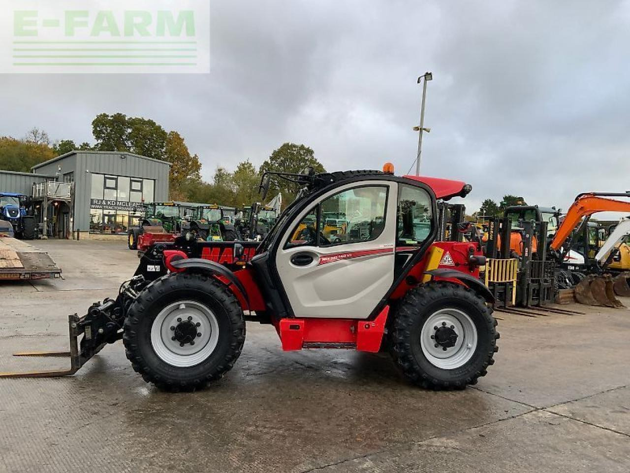 Empilhador telescópico Manitou mlt 741-140 v+ elite telehandler (st24974): foto 6