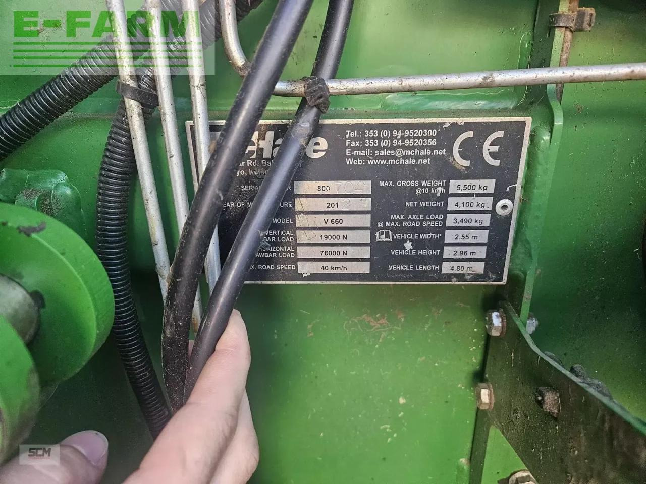 Mc Hale v 660 - Enfardadeira de fardos quadrados: foto 5 Mc Hale v 660 - Enfardadeira de fardos quadrados: foto 5