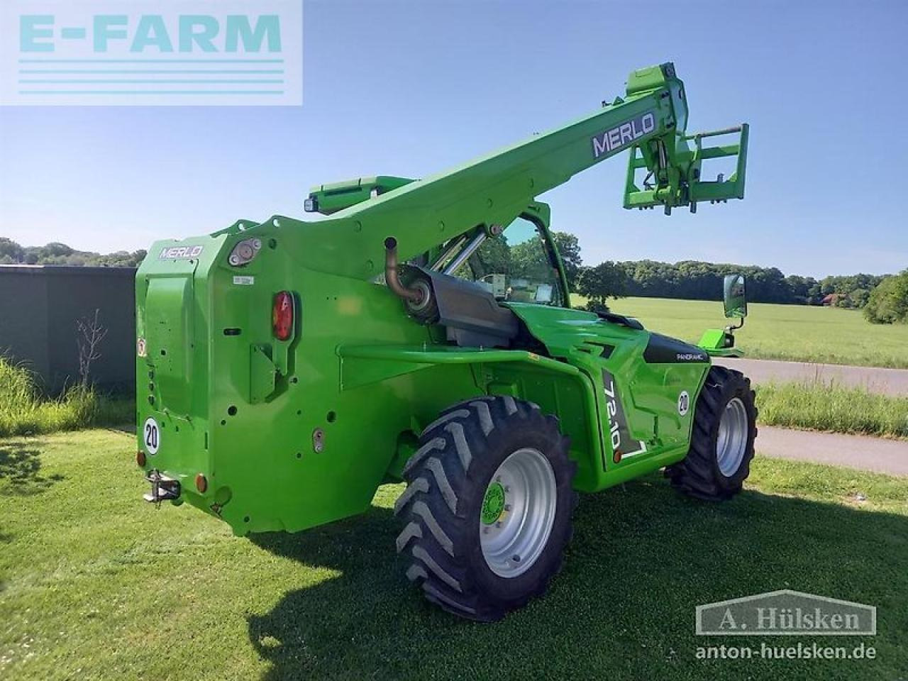 Empilhador telescópico Merlo p72.10plus: foto 6 Empilhador telescópico Merlo p72.10plus: foto 6