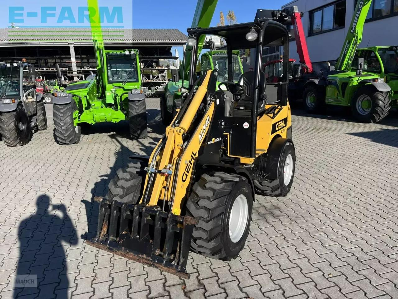 Carregadeira de rodas Mustang 340 mit euroaufnahme hydraulisch: foto 6 Carregadeira de rodas Mustang 340 mit euroaufnahme hydraulisch: foto 6