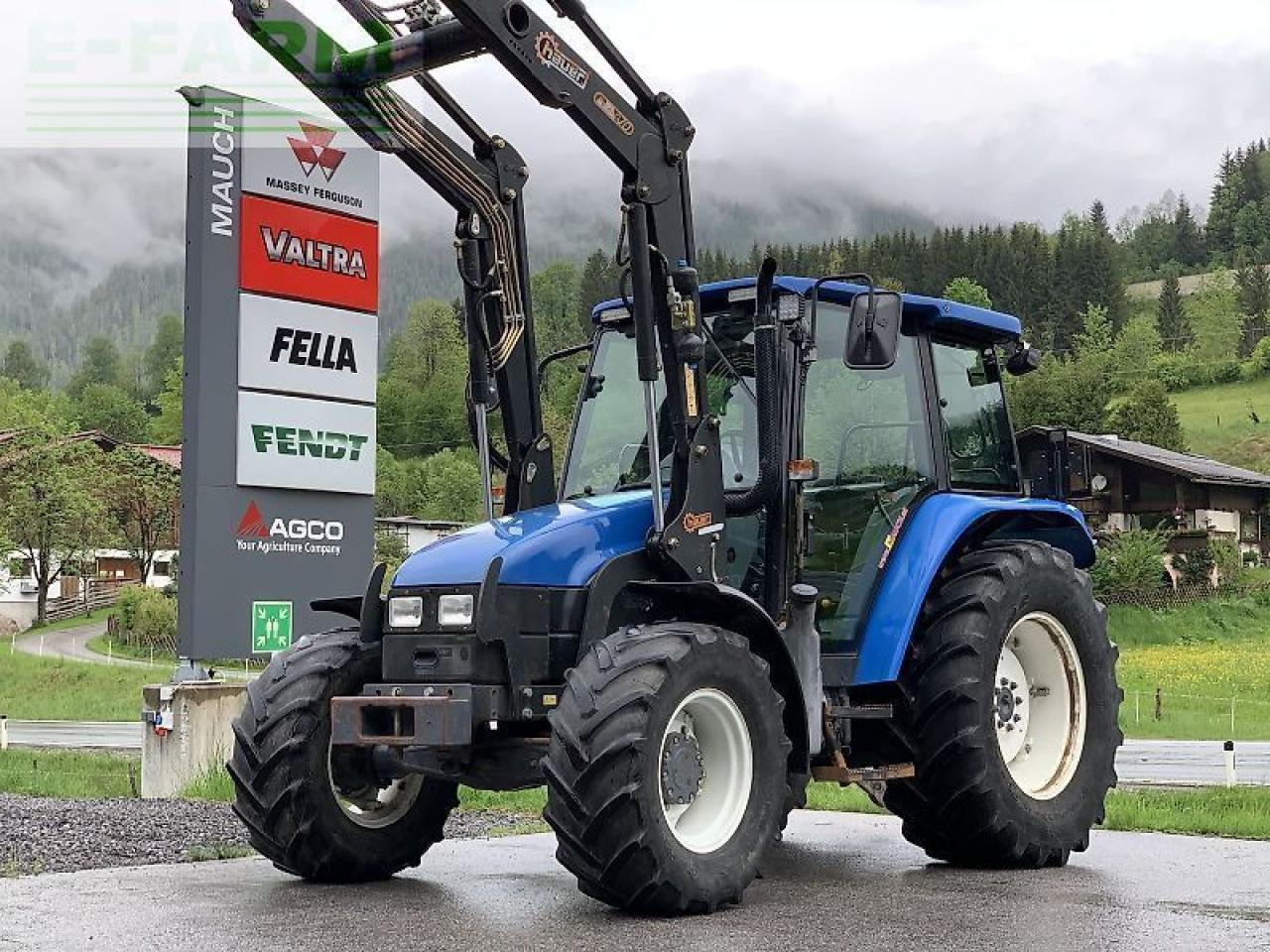 New Holland tl 70 a + hauer frontlader A - Trator: foto 1 New Holland tl 70 a + hauer frontlader A - Trator: foto 1