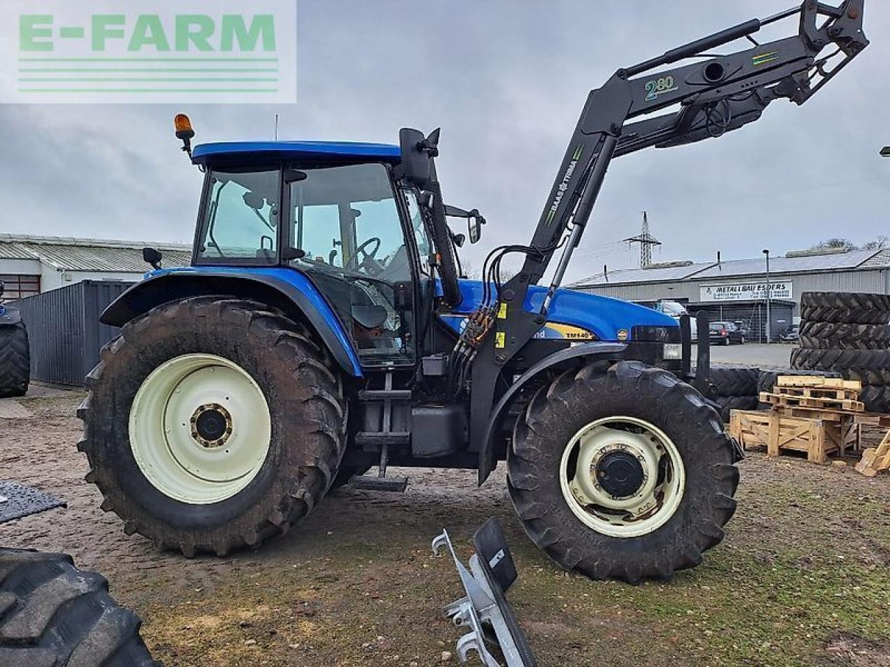 New Holland tm 140 - Trator: foto 2 New Holland tm 140 - Trator: foto 2
