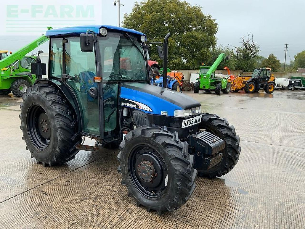 New Holland tn75s super steer tractor (st24490) S - Trator: foto 2 New Holland tn75s super steer tractor (st24490) S - Trator: foto 2