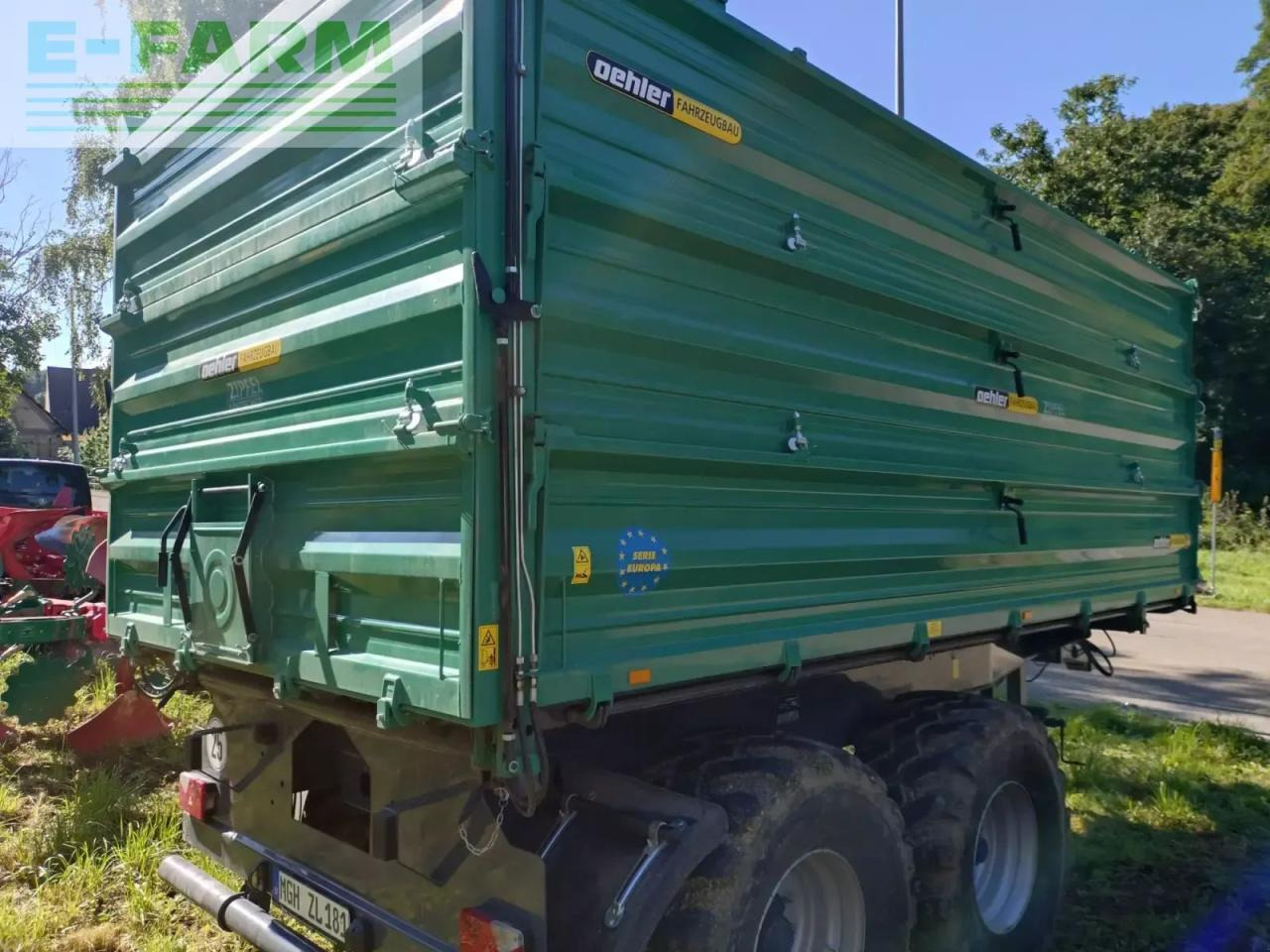 Oehler tdk 160, 16to, hydr. rückwand - Reboque basculante agrícola: foto 3 Oehler tdk 160, 16to, hydr. rückwand - Reboque basculante agrícola: foto 3