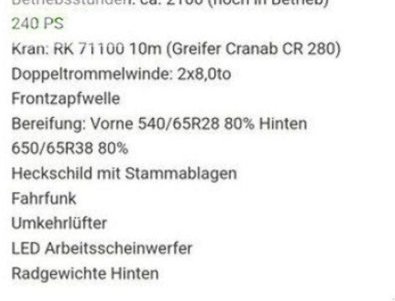 Pfanzelt 2385-4f - Trator: foto 5 Pfanzelt 2385-4f - Trator: foto 5