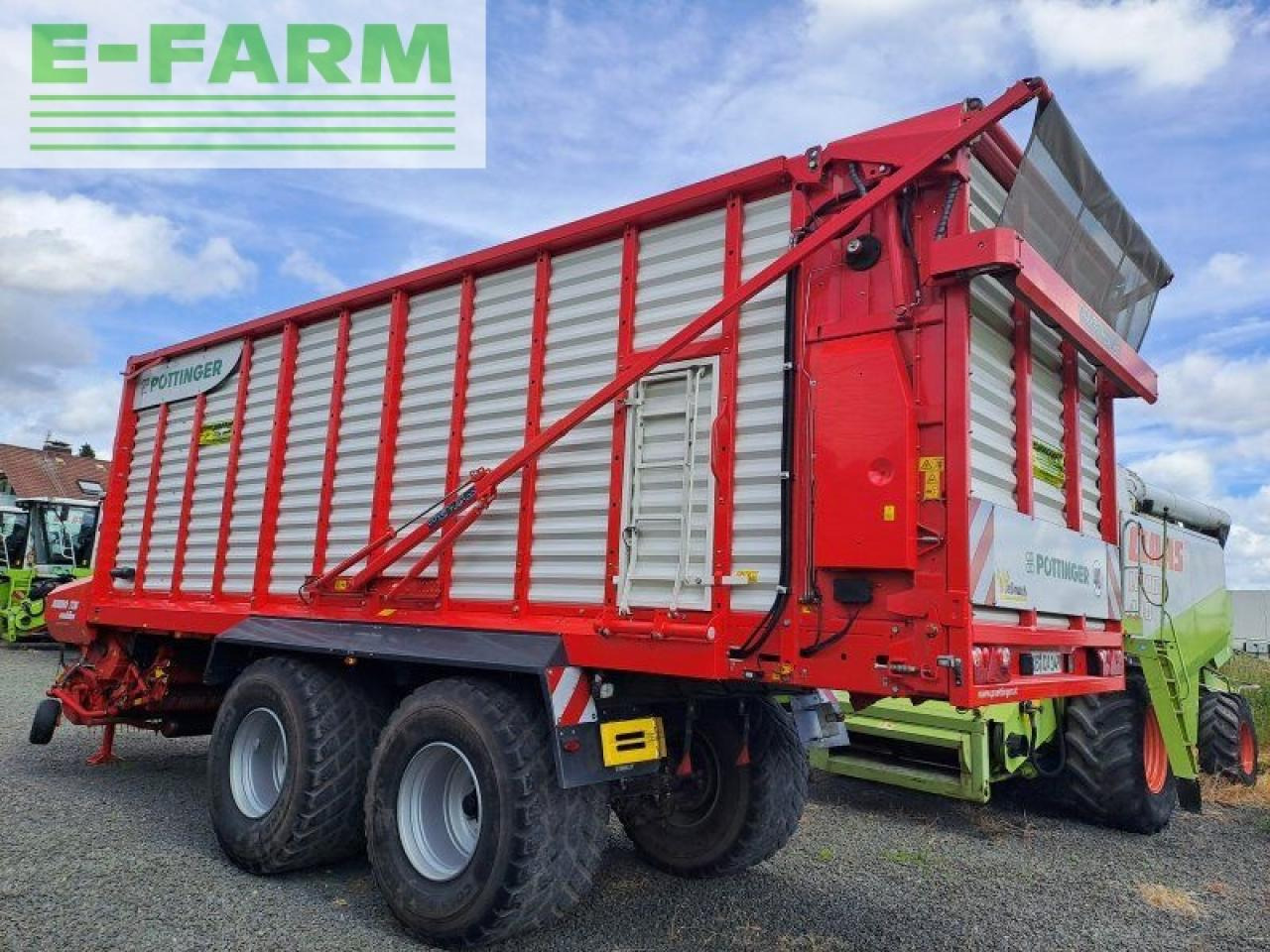 Reboque basculante agrícola Pöttinger jumbo 7210 d combiline: foto 6