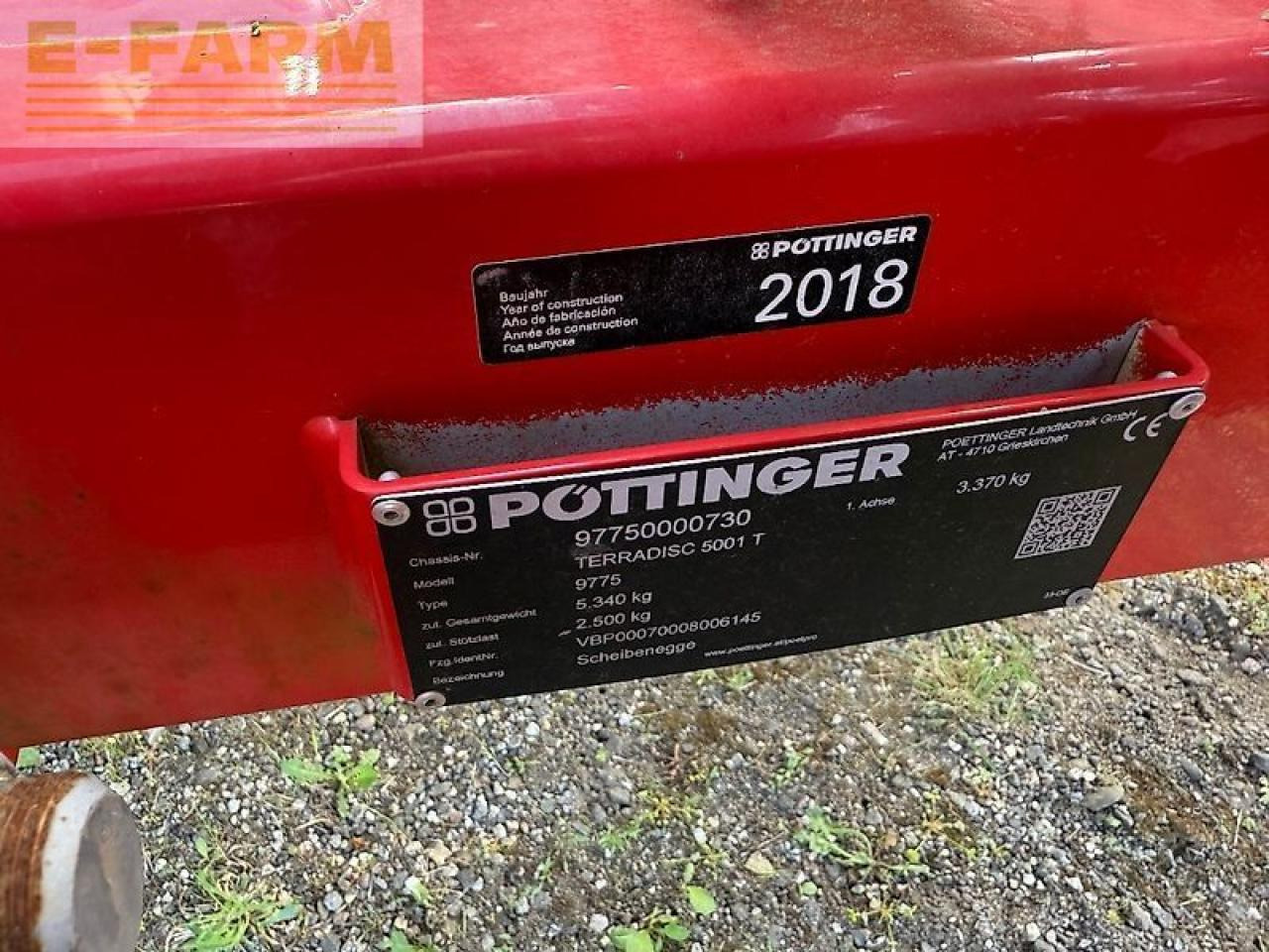 Grades de discos Pöttinger terradisc 5001t: foto 9
