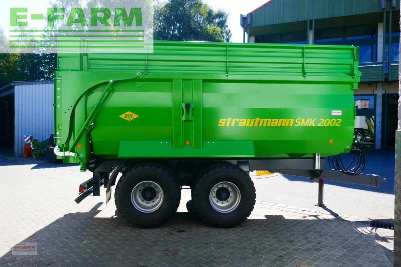 Strautmann smk 2002 - 21 to - 60 cm aufbau - Reboque basculante agrícola: foto 1 Strautmann smk 2002 - 21 to - 60 cm aufbau - Reboque basculante agrícola: foto 1