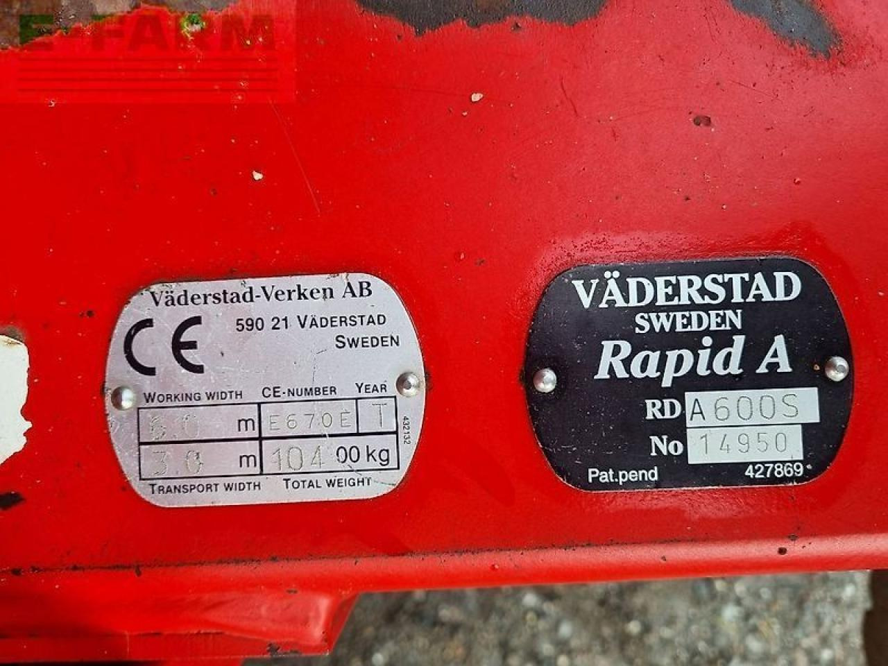 Semeadeira Väderstad rapid a 600 s: foto 13