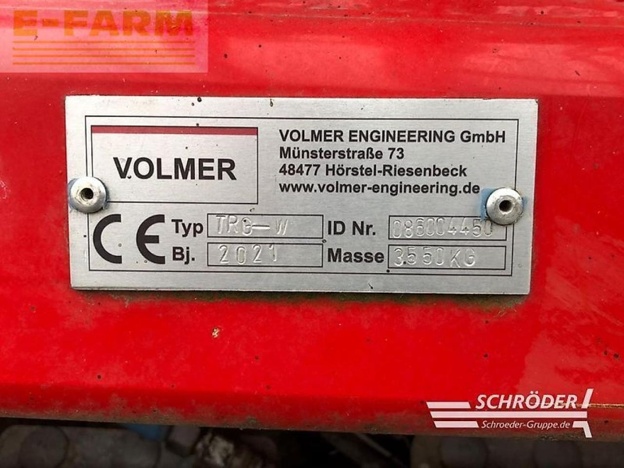 Grades de discos Volmer güllescheibenegge t-rubber trg-w 601: foto 13 Grades de discos Volmer güllescheibenegge t-rubber trg-w 601: foto 13