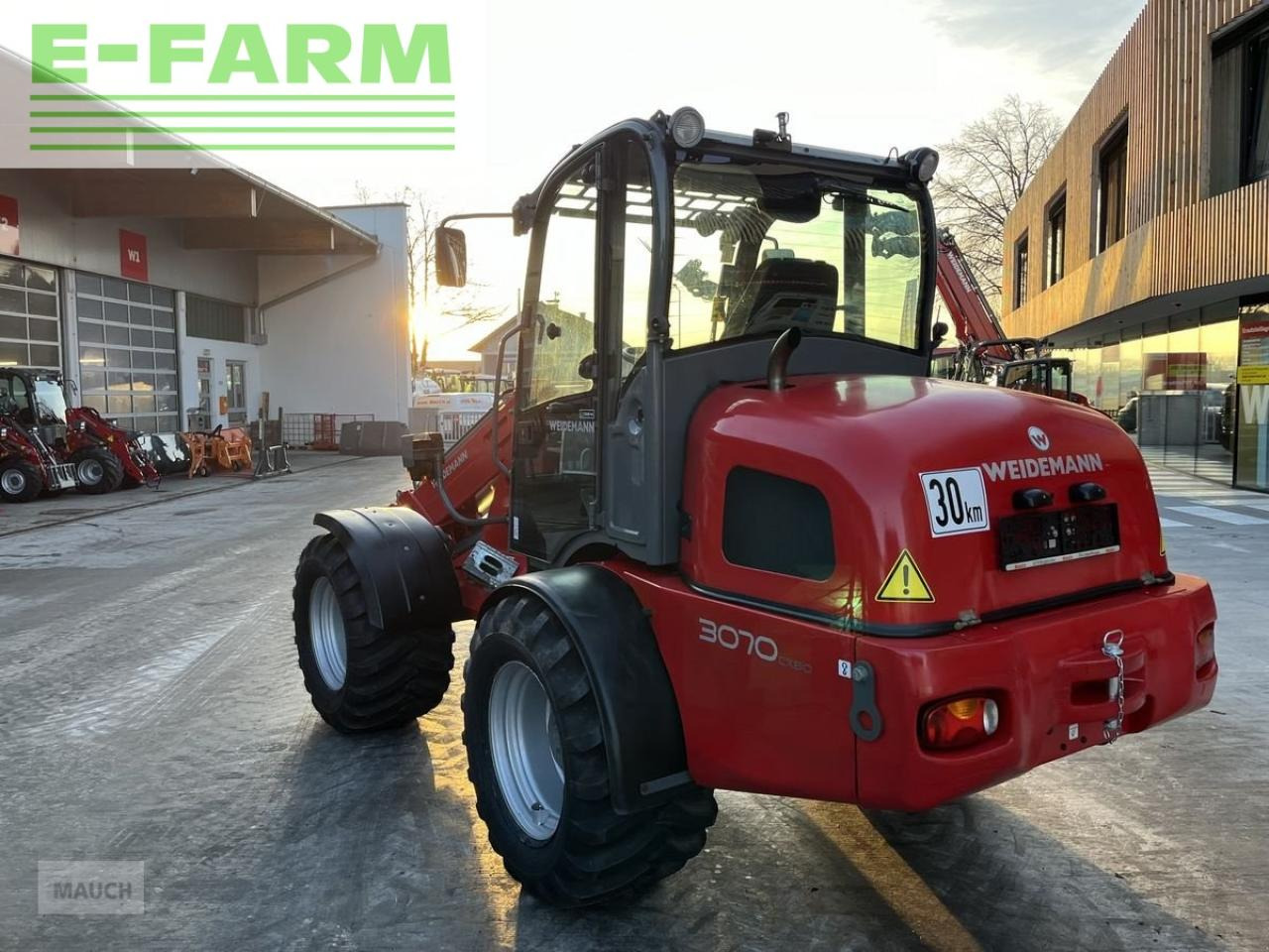 Pá carregadora telescópica Weidemann 3070cx80 teleradlader 3100h, 30km/h 100l hydr.: foto 13