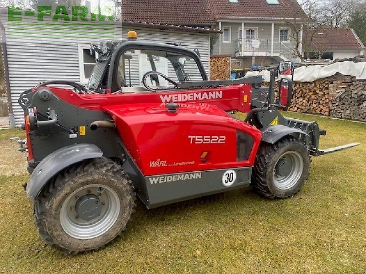 Weidemann t 5522 - Empilhador telescópico: foto 1 Weidemann t 5522 - Empilhador telescópico: foto 1