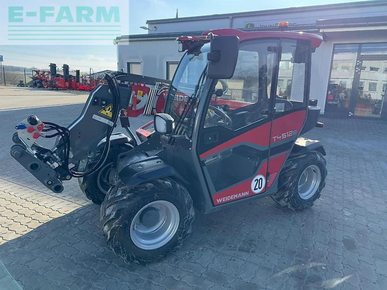 Weidemann t4512e - Empilhador telescópico: foto 1 Weidemann t4512e - Empilhador telescópico: foto 1