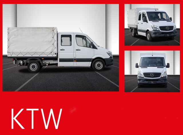 MERCEDES-BENZ Sprinter 214 CDI DOKA Pritsche,Klima,EURO6 - Furgão caixa aberta, Carrinha cabine dupla: foto 1 MERCEDES-BENZ Sprinter 214 CDI DOKA Pritsche,Klima,EURO6 - Furgão caixa aberta, Carrinha cabine dupla: foto 1