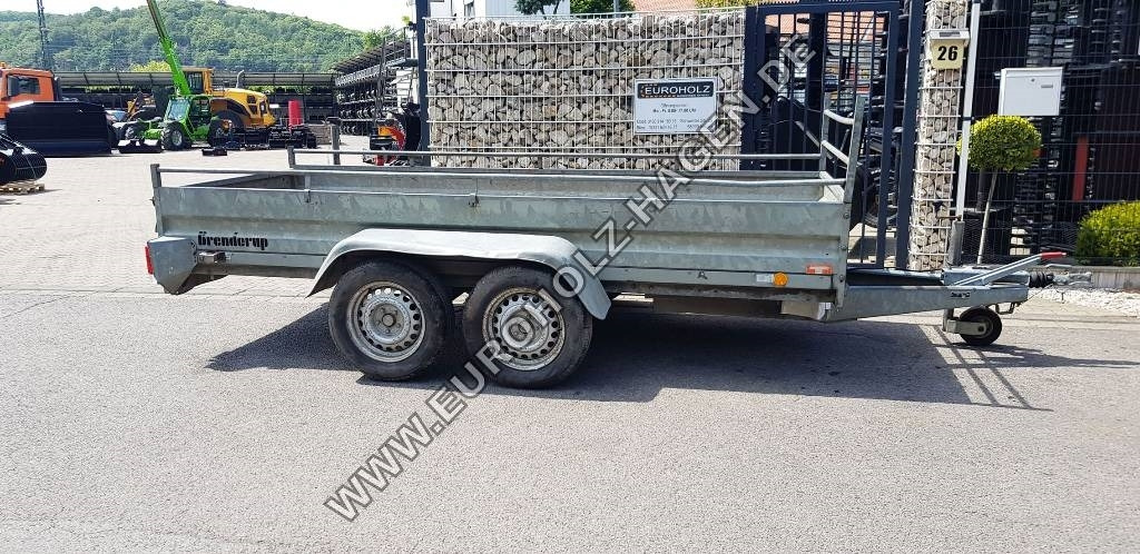 Brenderup Tandem Anhänger mit 2-Achsen - Reboque plataforma/ Caixa aberta: foto 1 Brenderup Tandem Anhänger mit 2-Achsen - Reboque plataforma/ Caixa aberta: foto 1