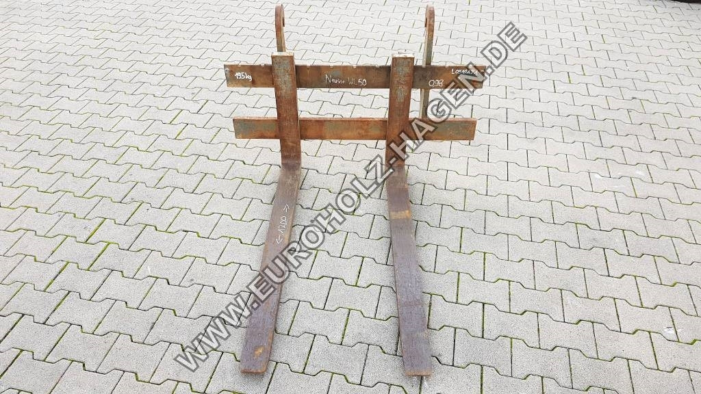 Palettengabel 1200 mm passend für Neuson WL50 - Garfos de Máquina de construção: foto 2 Palettengabel 1200 mm passend für Neuson WL50 - Garfos de Máquina de construção: foto 2