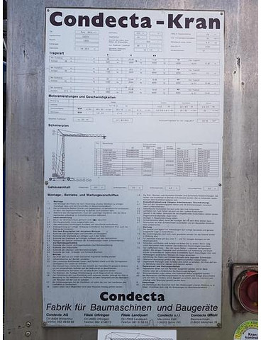 Condecta Euro 3610/11 Kran - Guindaste: foto 5 Condecta Euro 3610/11 Kran - Guindaste: foto 5