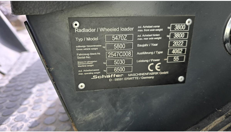 Carregadeira Schäffer 5470Z Radlader: foto 14