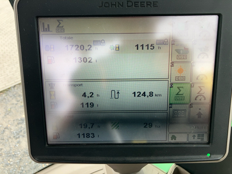 Colheitadeira John Deere 8600 mit Kemper 460 StalkBuster und 639 PickUp: foto 21
