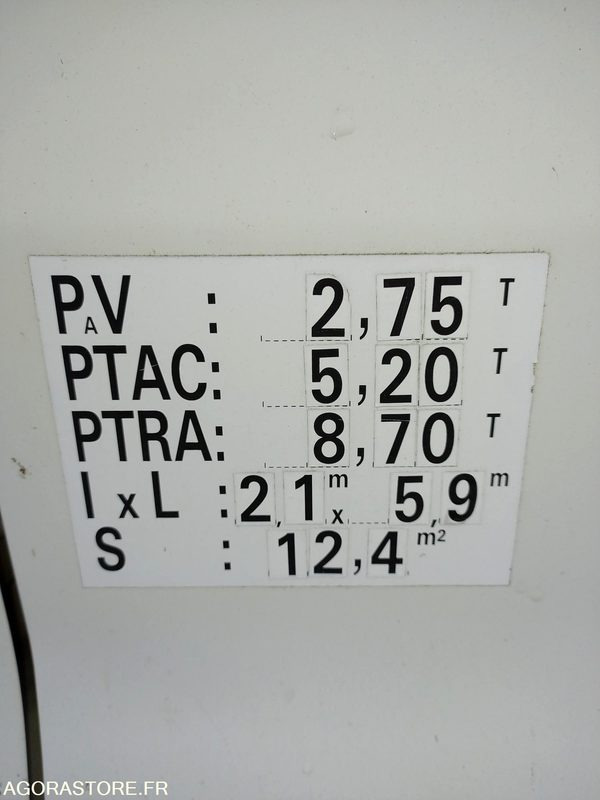 CAMION BENNE IVECO - EY413YY - 142000km - Furgão basculante: foto 4 CAMION BENNE IVECO - EY413YY - 142000km - Furgão basculante: foto 4