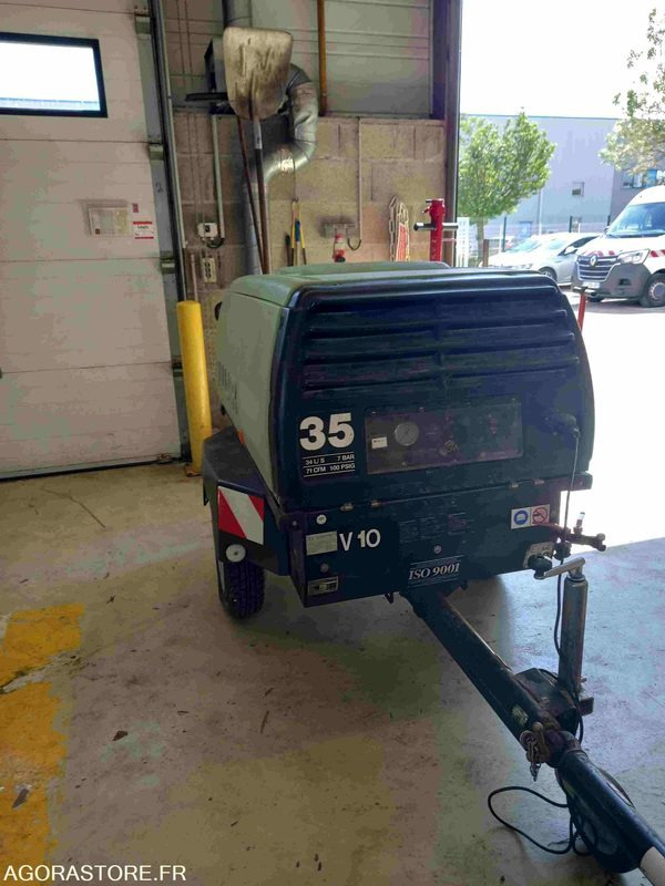 COMPRESSEUR DE CHANTIER S35 SULLAIR - 2001 - 197H -FONCTIONNEL VENDU DANS L ETAT - Compressor de ar: foto 2 COMPRESSEUR DE CHANTIER S35 SULLAIR - 2001 - 197H -FONCTIONNEL VENDU DANS L ETAT - Compressor de ar: foto 2