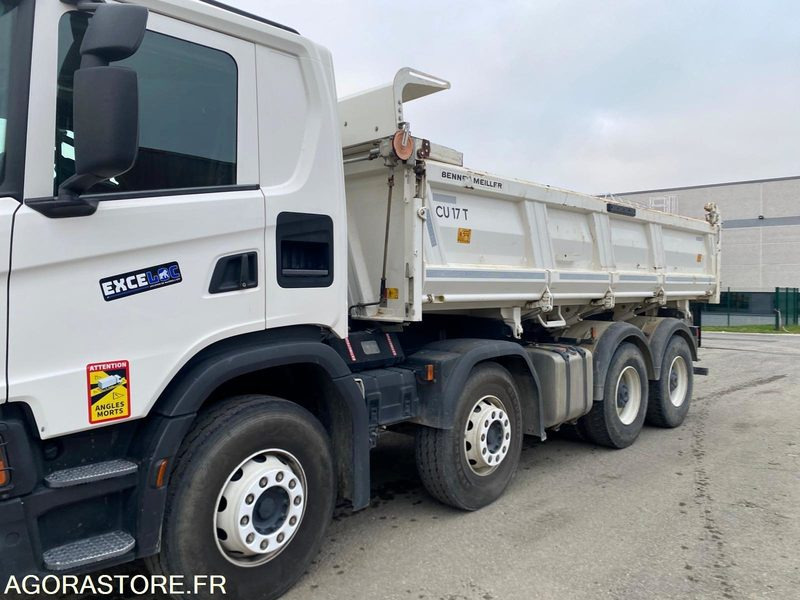 CAMION 8X4 SCANIA G410 BI-BENNE MEILLER 310 500 KM 2019 - Caminhão: foto 1 CAMION 8X4 SCANIA G410 BI-BENNE MEILLER 310 500 KM 2019 - Caminhão: foto 1