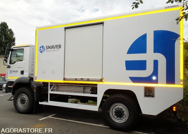 MAN TGM 4X4 18.250 Fourgon GIMAEX VASP 2011 212000Km ROULANT PRO UNIQUEMENT - Caminhão: foto 4 MAN TGM 4X4 18.250 Fourgon GIMAEX VASP 2011 212000Km ROULANT PRO UNIQUEMENT - Caminhão: foto 4