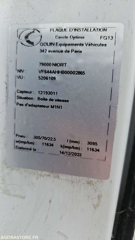 Locação de  PORTEUR BACHE RENAULT MIDLUM - 2009 - 476000kms PORTEUR BACHE RENAULT MIDLUM - 2009 - 476000kms: foto 6