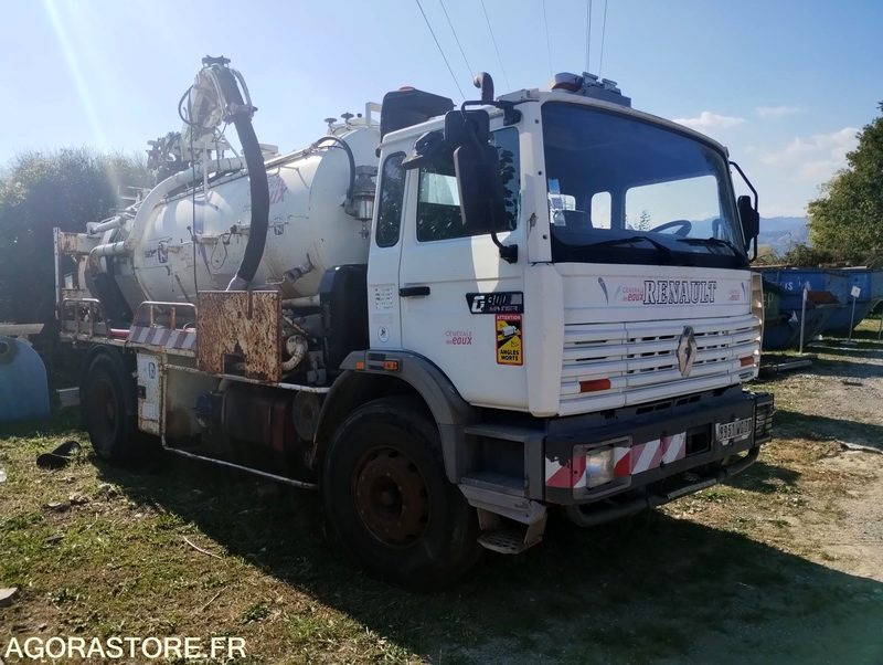 Camion 19t Hydrocureur Renault G300 Maxter 142142km – équipement Huwer - Caminhão limpa fossa: foto 1 Camion 19t Hydrocureur Renault G300 Maxter 142142km – équipement Huwer - Caminhão limpa fossa: foto 1