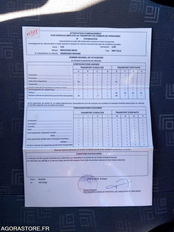 MERCEDES SPRINTER N°052018 - Micro-ônibus, Furgão de passageiros: foto 5 MERCEDES SPRINTER N°052018 - Micro-ônibus, Furgão de passageiros: foto 5