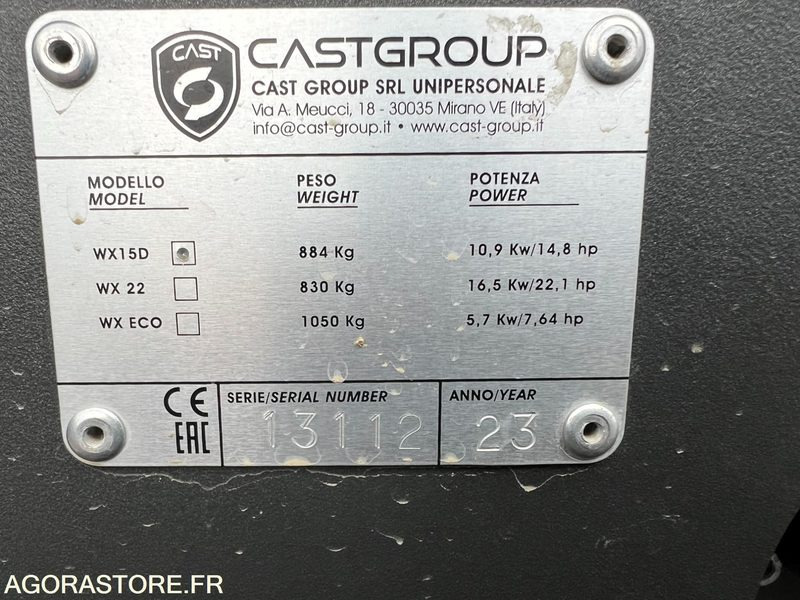 MINI CHARGEUSE WORKY QUAD WX15D - Carregadeira: foto 5 MINI CHARGEUSE WORKY QUAD WX15D - Carregadeira: foto 5