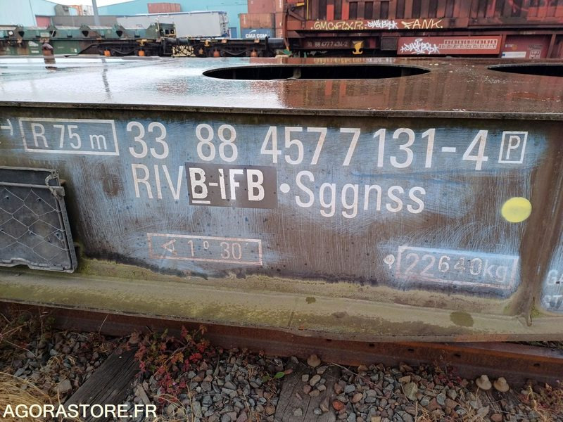 Máquina de outro Wagon plat intermodal type Sggnss – modèle 6432B0-4, 72 pieds - 2003 (ref 1207): foto 9