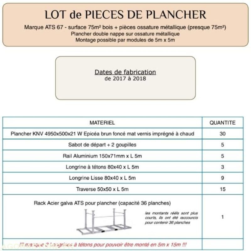 Plancher en Epicea 75 m2 - Casa contentor: foto 2 Plancher en Epicea 75 m2 - Casa contentor: foto 2