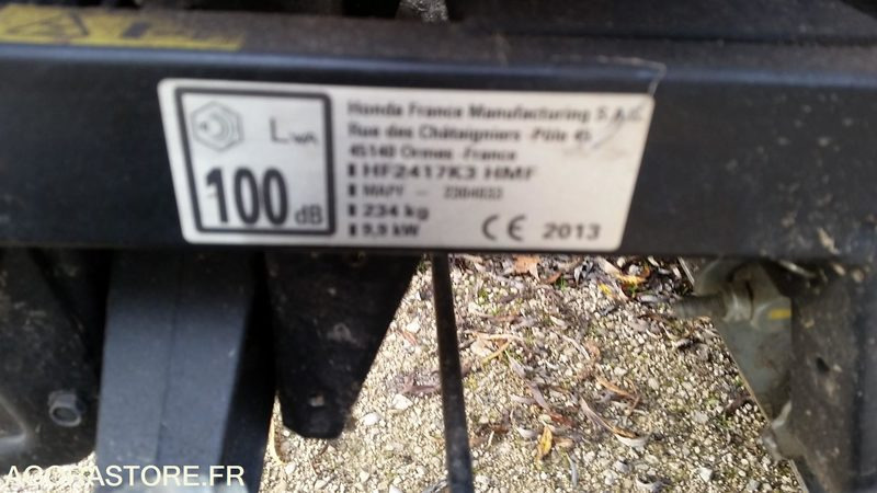 TONDEUSE AUTOPORTEE HONDA F2417 - Cortador de grama: foto 5 TONDEUSE AUTOPORTEE HONDA F2417 - Cortador de grama: foto 5