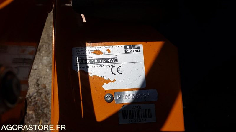 Cortador de grama TONDEUSE DEBROUSSAILLEUSE AS MOTOR TYPE SHERPA  AS 940 4WD: foto 8