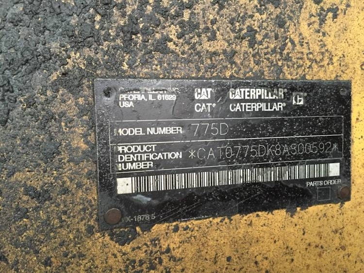 CAT 775 D - Caminhão fora de estrada: foto 4 CAT 775 D - Caminhão fora de estrada: foto 4