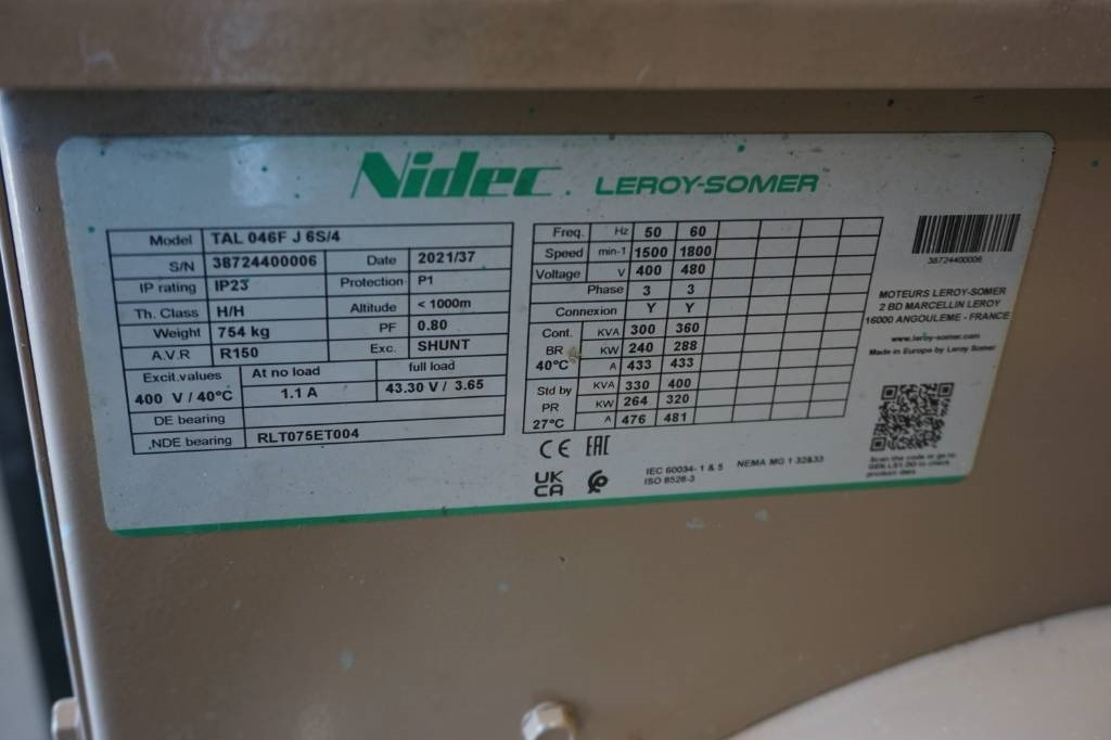 Nidec TAL046F Generator - Gerador elétrico: foto 5 Nidec TAL046F Generator - Gerador elétrico: foto 5