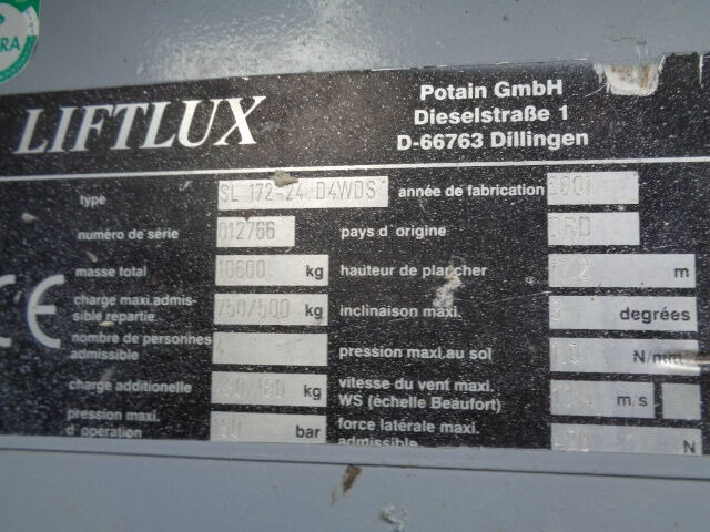 Locação de  Liftlux SL172-24D4WD Liftlux SL172-24D4WD: foto 12