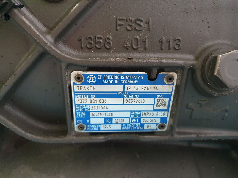 DAF TRAXON 12 TX 2210 TD - Caixa de câmbio de Caminhão: foto 5 DAF TRAXON 12 TX 2210 TD - Caixa de câmbio de Caminhão: foto 5