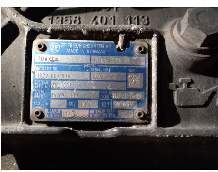 DAF XF 106 EURO 6 - Caixa de câmbio de Caminhão: foto 5 DAF XF 106 EURO 6 - Caixa de câmbio de Caminhão: foto 5