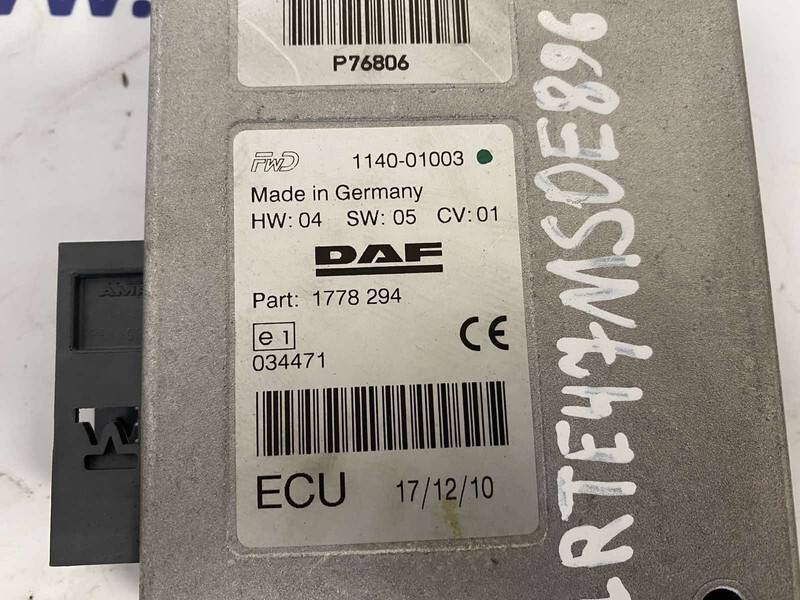 DAF XF105 - Centralina electrónica de Caminhão: foto 2 DAF XF105 - Centralina electrónica de Caminhão: foto 2