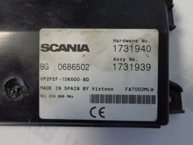 Scania control unit 1731940, 1731939, 0686502, 1728357, 1728359 "WORLDW - Centralina electrónica de Caminhão: foto 4 Scania control unit 1731940, 1731939, 0686502, 1728357, 1728359 "WORLDW - Centralina electrónica de Caminhão: foto 4