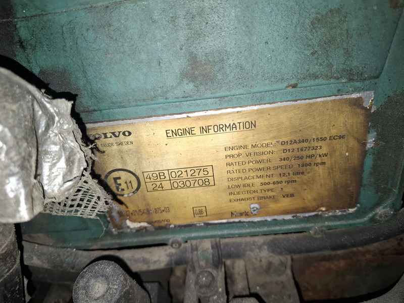 Volvo D12A - Motor: foto 3 Volvo D12A - Motor: foto 3